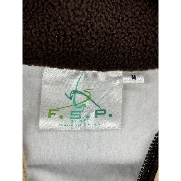 Yetiflage Fleece-Lined Pullover Jacket Camo Half-Zip Sweatshirt F.S.P. Bigfoot - Picture 3 of 8